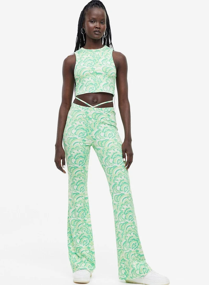 H&M Floral High Waist Leggings